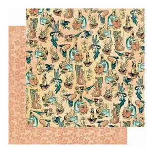 Graphic 45, Once Upon A Springtime, Cardstock 2 x 12", Fairy Folk, Fairies - Picture 1 of 4