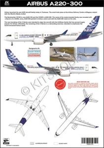 Kitshobby 1/144 Airbus A220-300 House Colors Model Kit Set - Bild 1 von 4