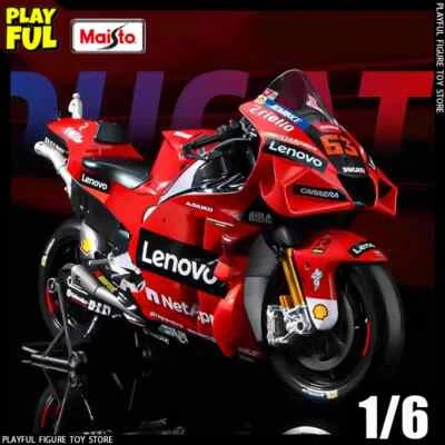 Литая модель Maisto 1:6 2022 Moto GP Ducati Desmosedici Ducati Lenovo - Изображение 1 из 4