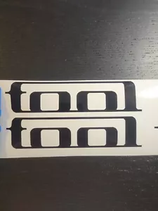 (2) Werkzeug Band Heavy Metal Vinyl Aufkleber Auto LKW Fenster Stoßstange Laptops Werkzeugkiste - Bild 1 von 4