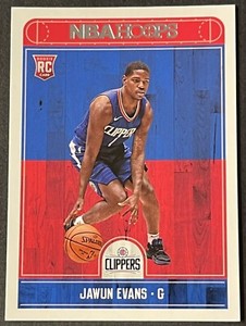 2017-18 NBA Hoops Basketball #289 Jawun Evans RC Los Angeles Clippers