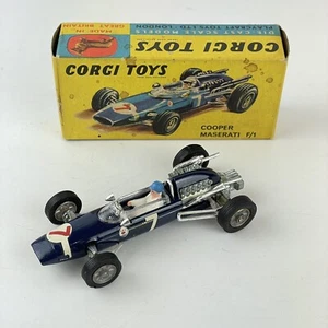 Vintage Boxed Corgi Toys No. 156 Cooper Maserati F/1 - Picture 1 of 12