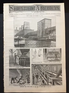 Brooklyn Grain Elevator Port of NY 1897 Rheinfelden Power Plant Germany - Imagen 1 de 8