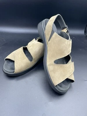 Wolky Womans Jewel Slingback Sandal Brown Suede Neutral MSRP $179.00 - Image 1 of 4