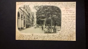 München, Hofgarten und Arkaden-Cafe`s, gelaufen 1911 (128) - Picture 1 of 2
