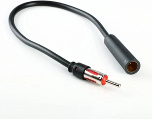 12" Universal Male Female Car AM FM Antenna Extension/Extender Cable - Picture 1 of 2