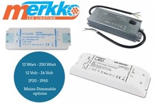  LED Driver Power Supply Dimmable & Non Dim Transformer AC/DC 12V 24V C/V Strip