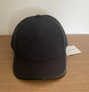 GORRA DE BÉISBOL COACH SIGNATURE DE LONA JACQUARD EN COLOR NEGRO. Nuevo con etiquetas - Imagen 1 de 31