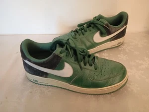 Nike Air Force 1 Low Mens 10.5 Gorge Green Black 488298-301 - Picture 1 of 23