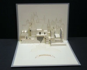 Pop up 3D Greeting Card,Harry Potter-Hogwarts Witchcraft,J.K.Rowling,Paper Art - Picture 1 of 9