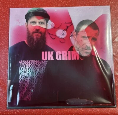 Sleaford Mods. UK Grim. Blood Records Gel Sleeve. Signed Jason. 1000 Copies. - Image 1 of 4