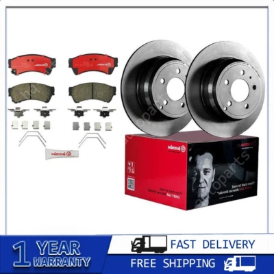 Pastilhas de freio rotores de freio para Lincoln MKZ 2012 2011 2010 2009 2008 2007 - Imagem 1 de 4