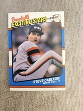 1987 Fleer Baseball's Exciting Stars - #8 Steve Carlton