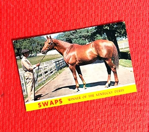 SWAPS"" Postkarte - KENTUCKY DERBY GEWINNER! - Glanzchrom Farbe Postkarte - Bild 1 von 2