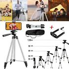 Adjustable 1.3M Tripod Stand Mobile Phone Camera & Holder with Carry Bag
