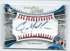 2011 ITG Heroes & Prospects Cam Greathouse Between the Seams AUTO AUTOGRAPH RC