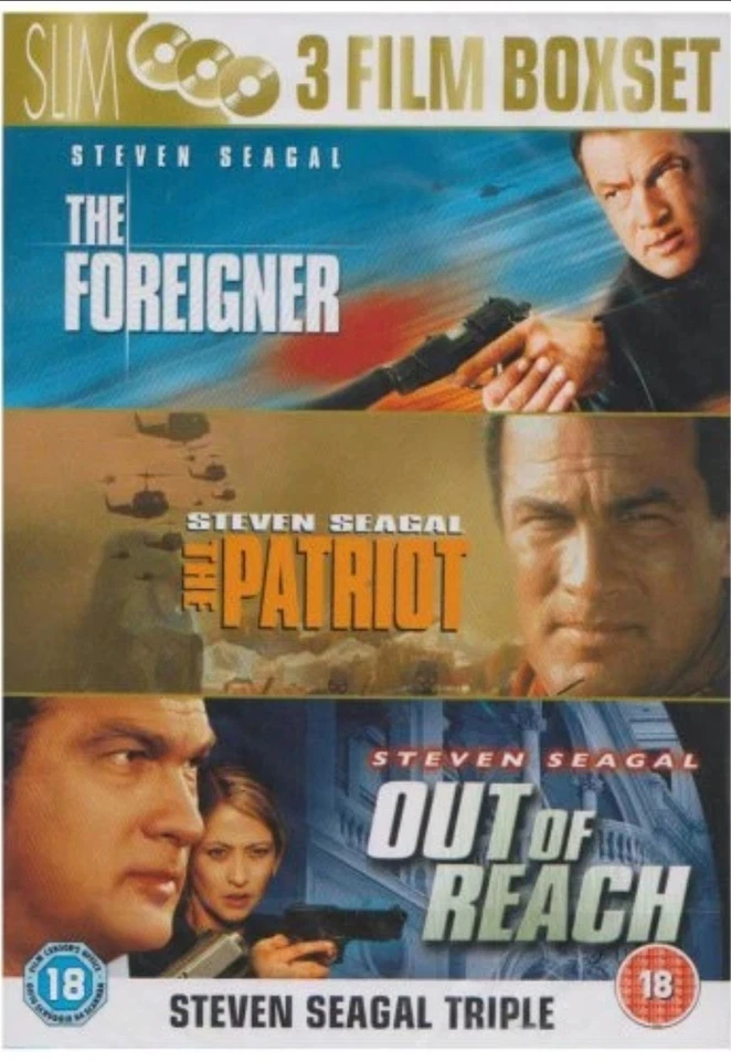 The Foreigner/The Patriot/Out Of Reach Matt Schulze DVD Disc Only No Case  - Image 1 of 1