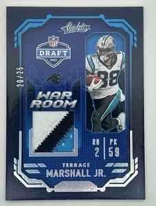 Panini Absolute 2021 - WarRoom (NFL DRAFT) (WAM-TMA) Terrance Marshall Jr./25 - Imagen 1 de 2