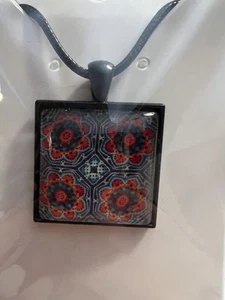 Nuevo Colgante Hecho a Mano Portugués Portugal Diseño Azulejo - Imagen 1 de 6