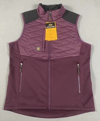 Ariat Rebar Cloud 9 Vest Women XXL Purple Full Zip Insulated Water Repellent Wrk - Image 1 of 4