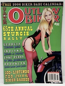 Outlaw Biker Motorcycle Magazine 2006 edición 161 contenido para adultos - Imagen 1 de 2