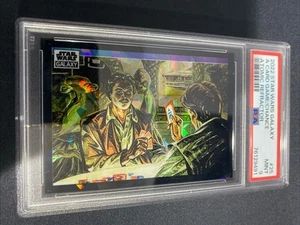 Topps Star Wars Galaxy Chrome A Card Game of Chance #25 Atomic Refractor 007/150 - Picture 1 of 4