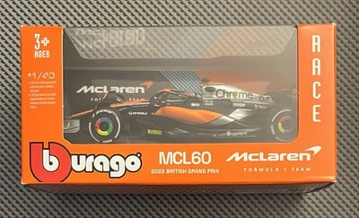 Bburago 1:43 Scale 2023 McLaren Formula 1 Team MCL60 #81 Oscar Piastri Diecast - Image 1 of 4