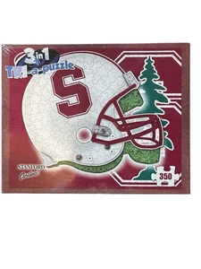 Stanford Cardinal Helm 22" x 18" 350 Stück TRI-a-Puzzle 3 in 1 Versiegelt Neu - Bild 1 von 2