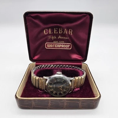 Vintage Clebar 17 Jewel Relógio Masculino Manual Impermeável - Imagem 1 de 4