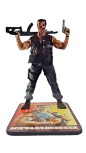 ARNOLD SCHWARZENEGGER 8" COMMANDO DISPLAY Aufsteller Figur Statue Film Film Spielzeug! - Bild 1 von 4