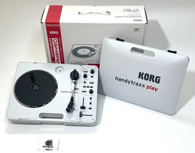 KORG Handytraxx Play Portable DJ Turntable New Compact Vinyl Record Player - Image 1 of 4