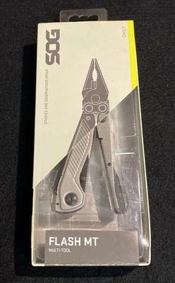 Nueva multiherramienta SOG Flash MT MK1 nunca abierta - plateada + negra Foto 1 de 4