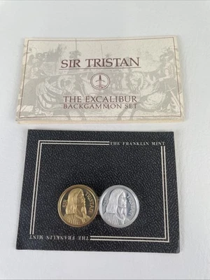 Sir Tristan Vintage Franklin Mint Excalibur Backgammon Set 1986 Limited Edition - Image 1 of 4
