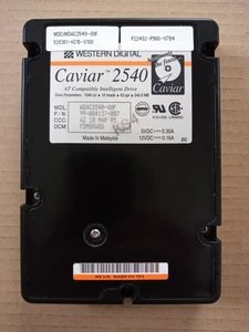 WD 540,8 MB ATA/IDE 3,5" 4500RPM WDAC2540 Vintage Hard Disk Drive HDD Retro - Bild 1 von 2