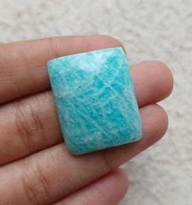 Amazonite Square Shape Cabochon 25.5x21x6.5Approx 34.75Cts AMJ485 - Picture 1 of 3