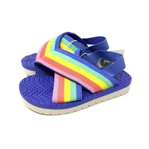 Sandalias Cat & Jack Wallis arco iris con tiras talla 7 - Imagen 1 de 4