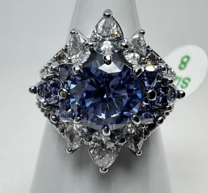 Size 8 Bomb Party December Ring - RBP8479 Meant For The Spotlight - 3 Rings - Picture 1 of 6