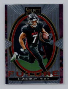 2024 Panini Select NFL #12 Bijan Robinson Future Insert Atlanta Falcons - Imagen 1 de 2