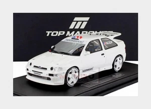 1:18 TOPMARQUES Ford England Escort Rs Cosworth Base Rally 2017 White TOP147A - Foto 1 di 2