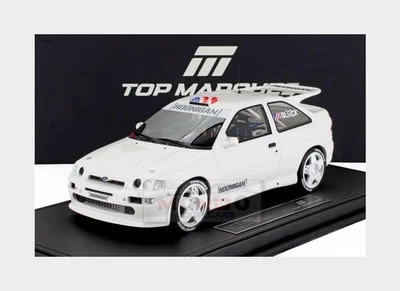 1:18 TOPMARQUES Ford England Escort Rs Cosworth Base Rally 2017 White TOP147A - Immagine 1 di 2