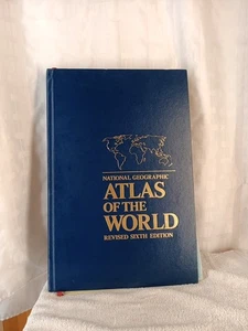 National Geographic Atlas of the World Revised 1995 Hardback  Table Book - Imagen 1 de 20