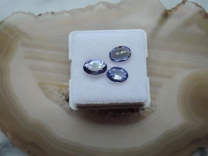 Echte Tansanite oval Facettiert Schmuck Edelstein Fasserstein Sammlerstein 234 - Bild 1 von 11
