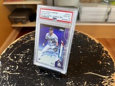 2020 Topps Chrome Gavin Lux /250 Purple Card RC Auto PSA 10 Los Angeles Dodgers