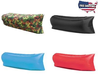 1TO3SHOP Inflatable Air Sofa Lounger Couch Bed Hammock Chair Lounge for Pool Beach Party