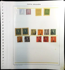 PONTA DELGADA - SELECCIÓN DE SELLOS COMO NUEVOS Y USADOS (907-aa) - Imagen 1 de 1