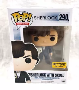 Funko Pop! Television - Sherlock Holmes (With Skull) #290 Hot Topic Exclusive - Picture 1 of 5