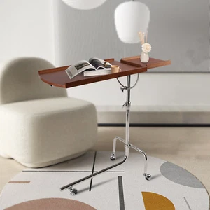 Angle Height Adjustable Rolling Laptop Desk Sofa Bed Tray Notebook Table Stand - Picture 1 of 24