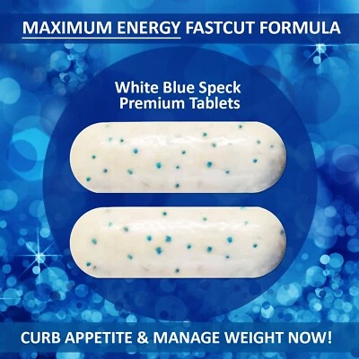 FENFAST® 375 píldoras de dieta para controlar el peso tabletas blancas/azules 120ct Foto 1 de 4