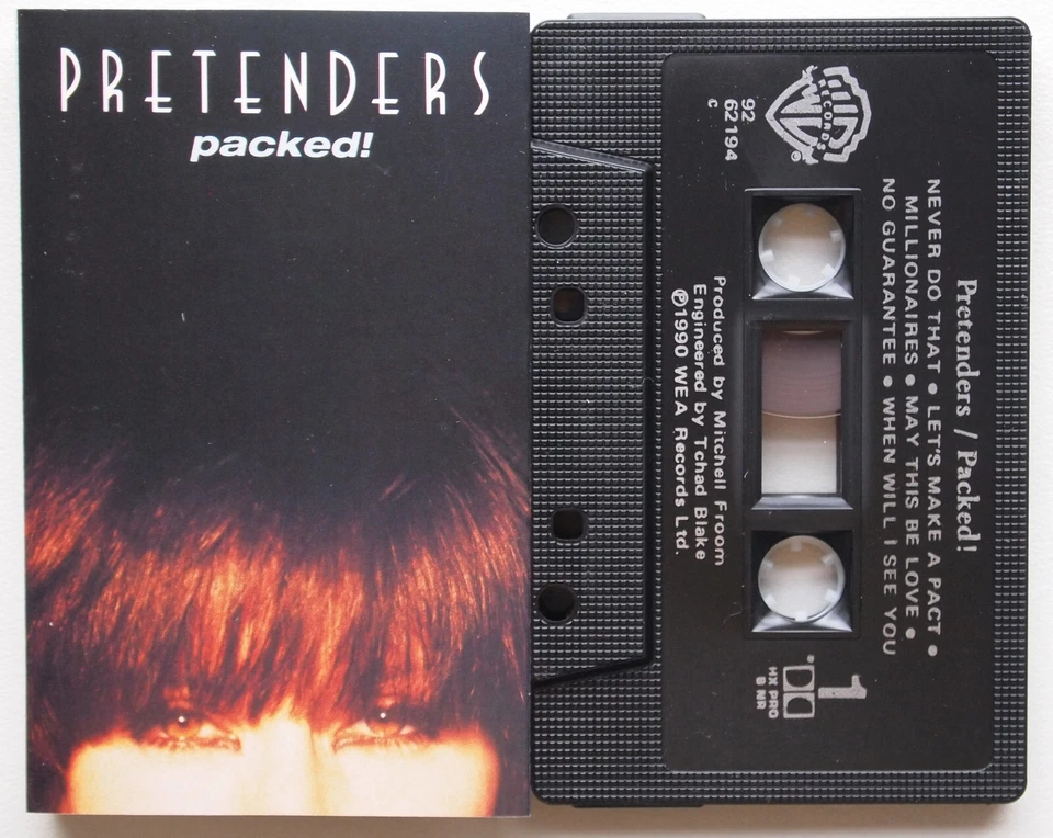 PRETENDERS - PACKED! (SIRE 9262194) 1990 CANADA CASSETTE TAPE ORIGINAL CASE, EX - Image 1 of 4