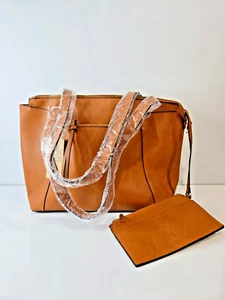 Camel leather Tote Plambag - Picture 1 of 15